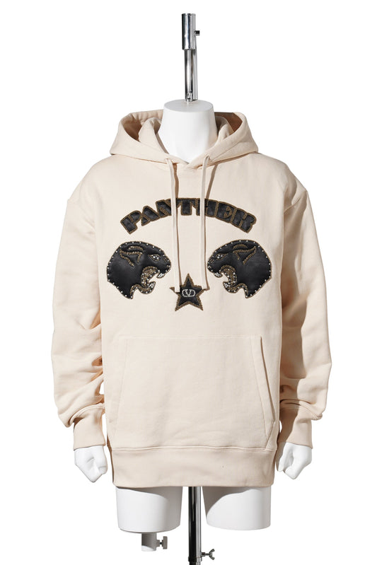 JERSEY FELPA,REG,EMBRO "STARS+PANTHER" | PANTHER | COTTON SWEATSHIRT / 581:BURRO