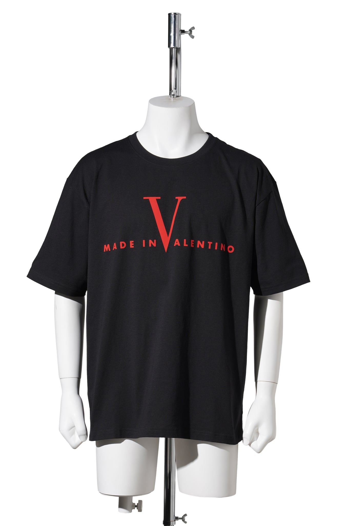 T-SHIRT JERSEY,REG,PR. MADE IN VALENTINO | VALENTINO | COTTON JERSEY / 0NR:NERO/ROSSO