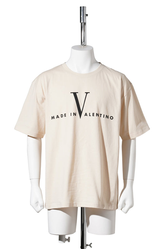 T-SHIRT JERSEY,REG,PR. MADE IN VALENTINO | VALENTINO | COTTON JERSEY / QT3:BURRO/NERO