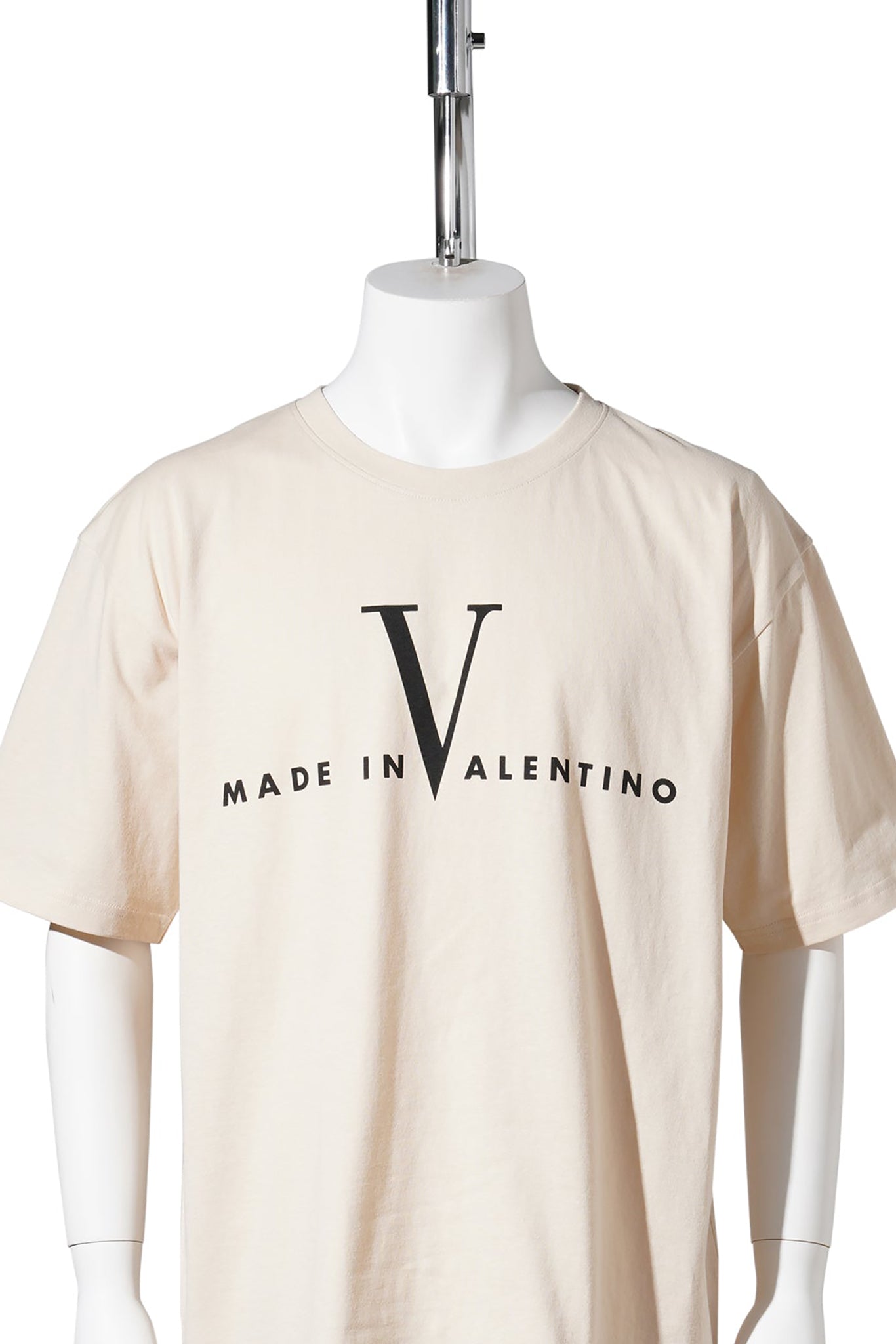 T-SHIRT JERSEY,REG,PR. MADE IN VALENTINO | VALENTINO | COTTON JERSEY / QT3:BURRO/NERO