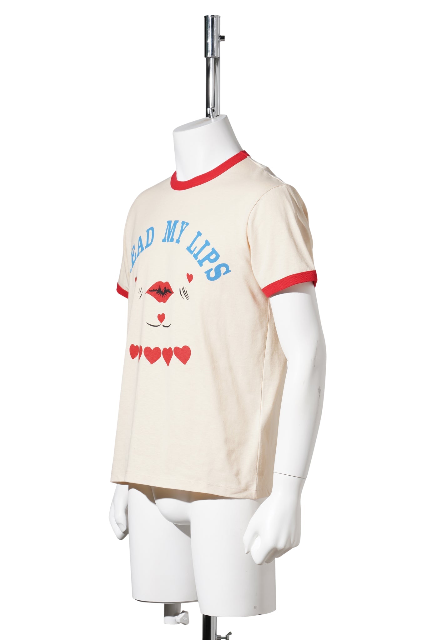 T-SHIRT JERSEY,REG,PR. RED MY LIPS | COLLECTION | COTTON JERSEY / RHK:BURRO/ROSSO