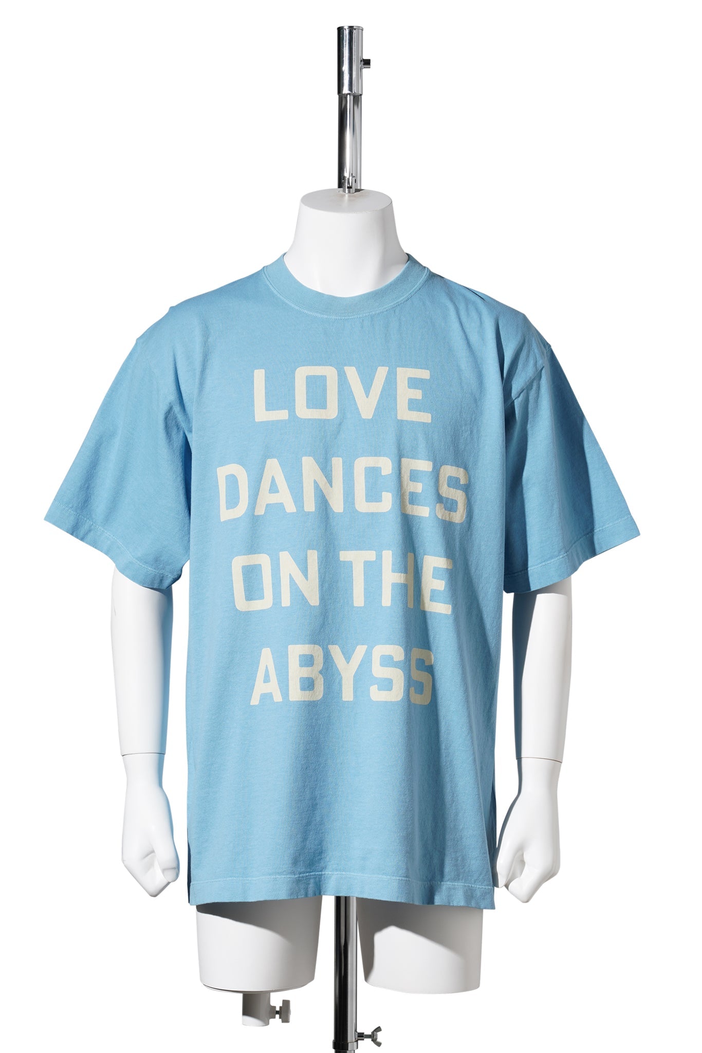 T-SHIRT JERSEY,OVE,PR."LOVE DANC..ABYSS" | VALENTINO | COTTON JERSEY / BLM:CELESTE/BURRO