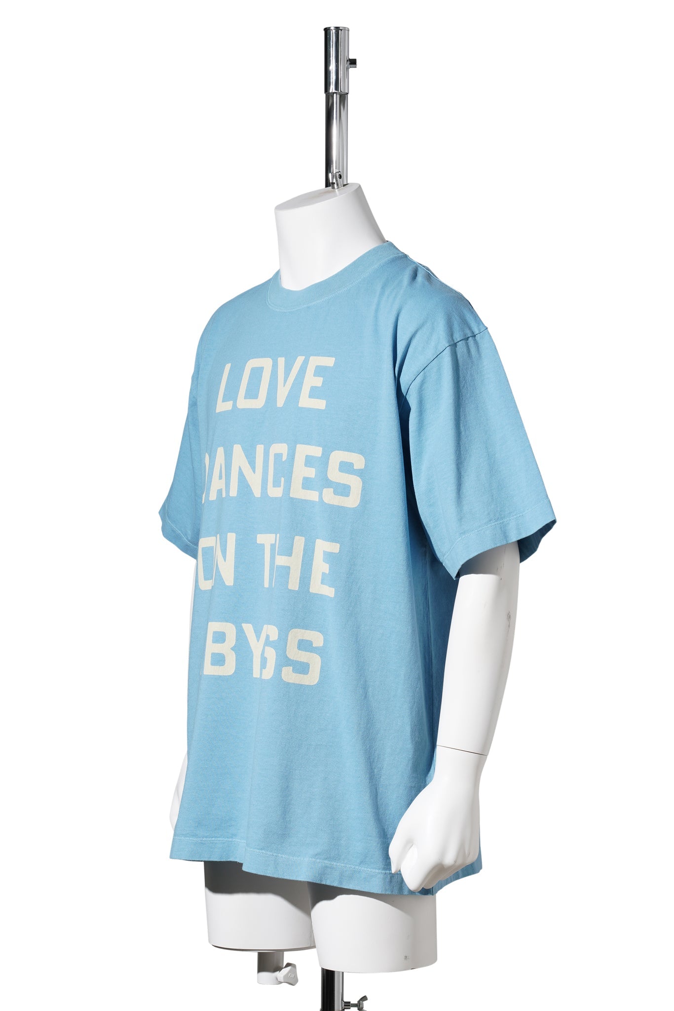 T-SHIRT JERSEY,OVE,PR."LOVE DANC..ABYSS" | VALENTINO | COTTON JERSEY / BLM:CELESTE/BURRO