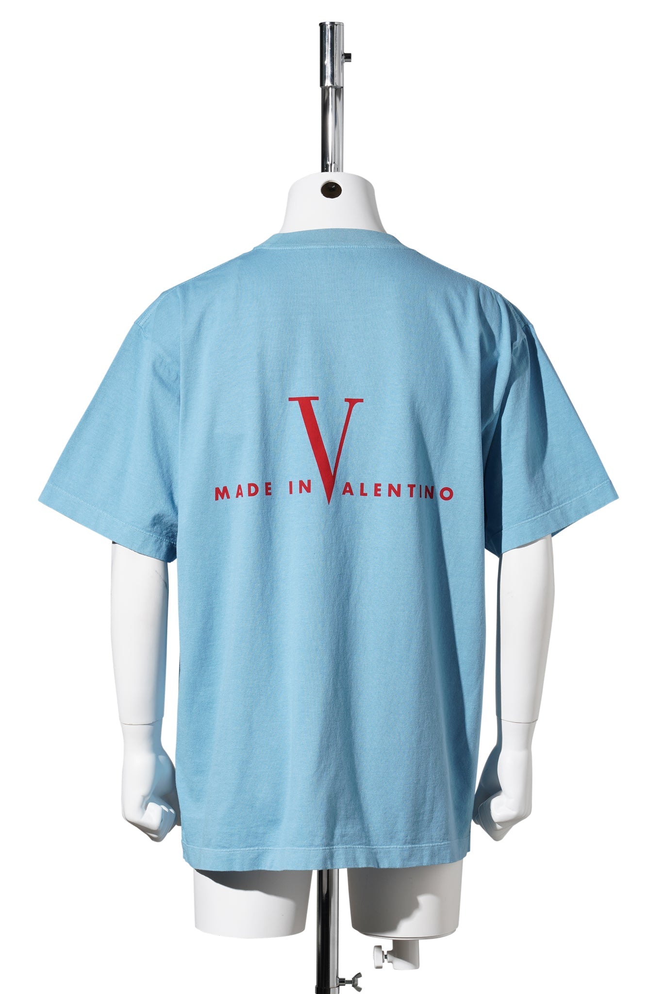 T-SHIRT JERSEY,OVE,PR."LOVE DANC..ABYSS" | VALENTINO | COTTON JERSEY / BLM:CELESTE/BURRO