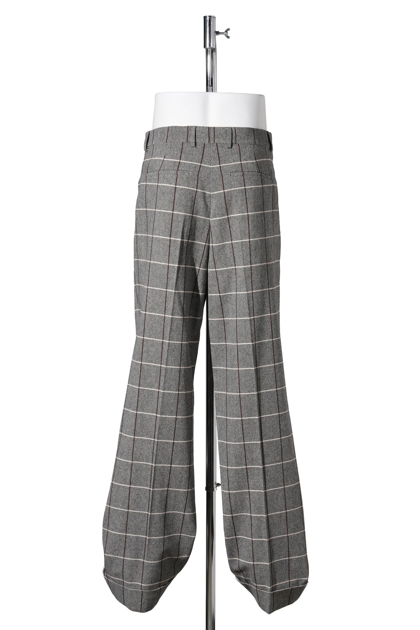 PANTALONE | FORMALWEAR | FINESTRATO] / 9WZ:GRIGIO MELANGE/TESTA MORO/AVORIO