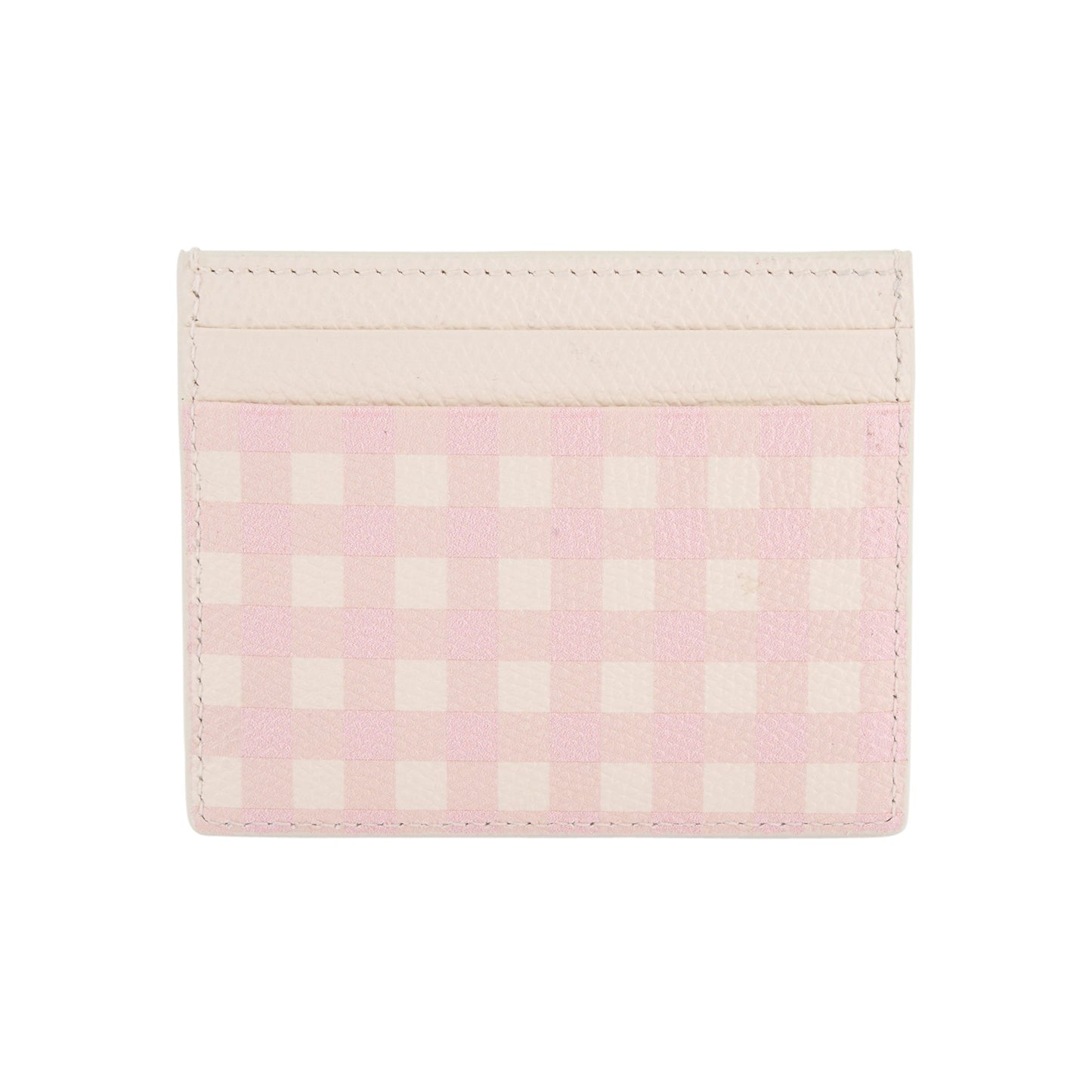 CARD HOLDER | VLOGO SIGNATURE | VIT.SOFT GRAIN ST.VICHY LE CHAT DE LA MA / 9PK:LIGHT IVORY-ROSA-MULTICOLOR/LIGHT IVORY