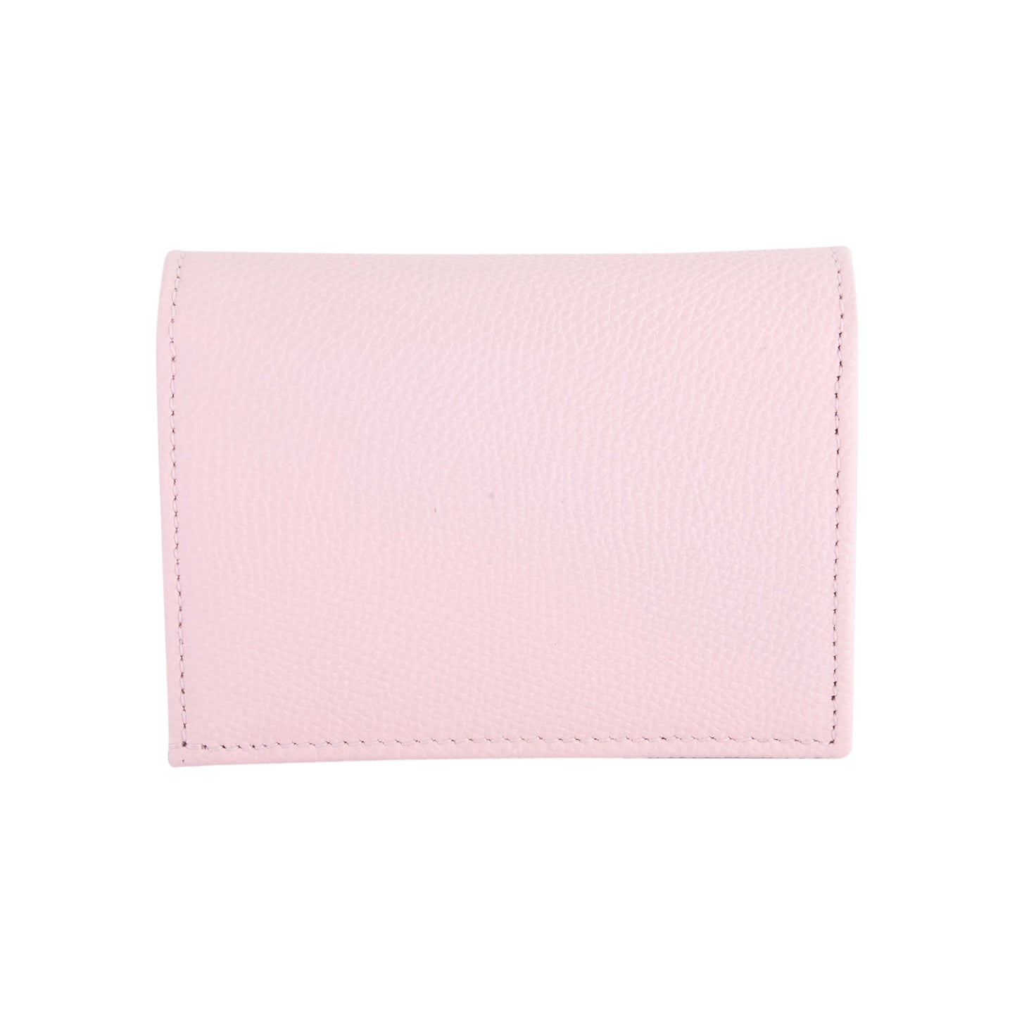 FLAP FRENCH WALLET | CHERRYFIC | VIT.SOFT GRAIN/A.BRASS LOGO-L.GOLD CHERR / 16Q:ROSE QUARTZ