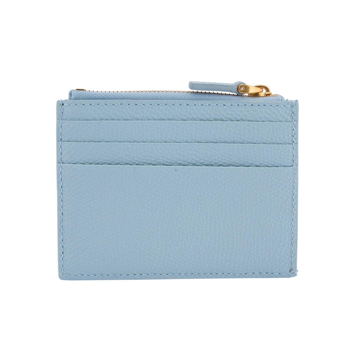 COIN PURSE/CARD CASE | CHERRYFIC | VIT.SOFT GRAIN/A.BRASS LOGO-L.GOLD CHERR / ZJ4:BLU PORCELLANA