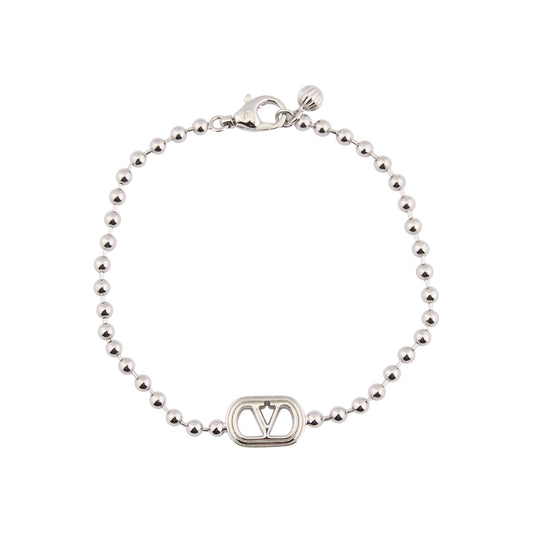 BRACELET (LOGO 15mm) | OVALETTE | METALLO / 172:172 PALLADIUM