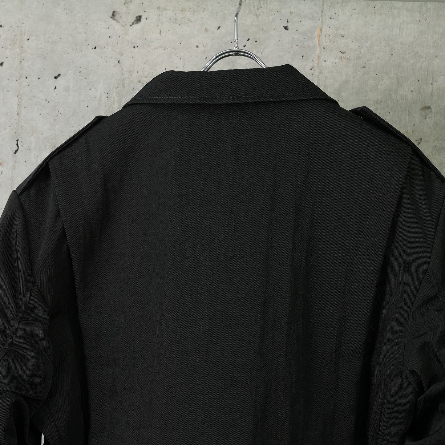 WOMEN NYLON GABARDINE MOTO JACKET WOVEN / BLACK