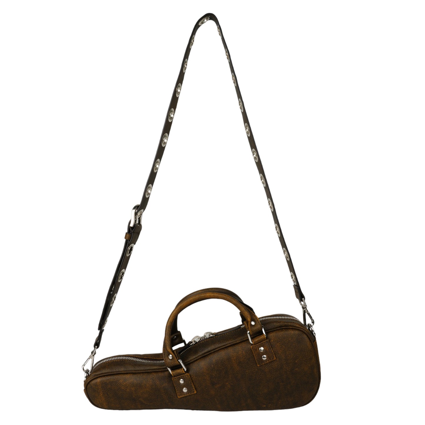 WOMEN VIOLIN BAG LEATHER / VIELLI BROWN