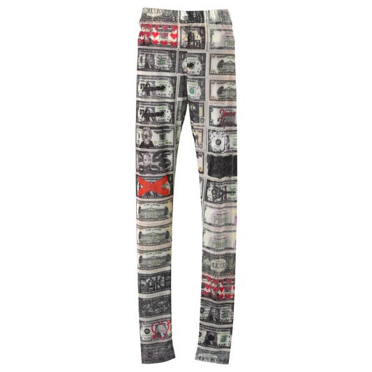 WOMEN DOLLARS SECOND SKIN LEGGINS WOVEN / DOLLAS PRINT