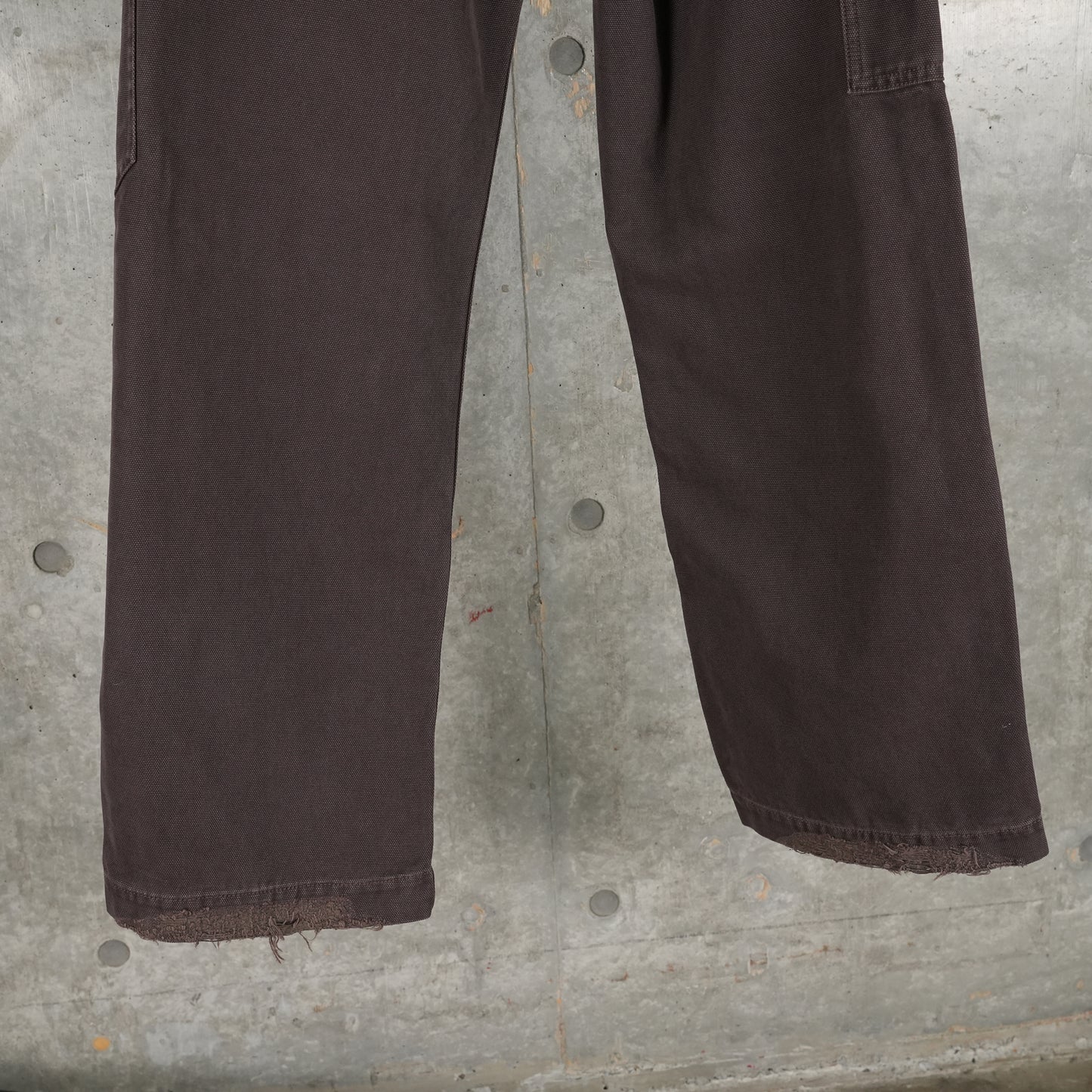 WOMEN WORKWEAR PANTS WOVEN / DARK BROWN