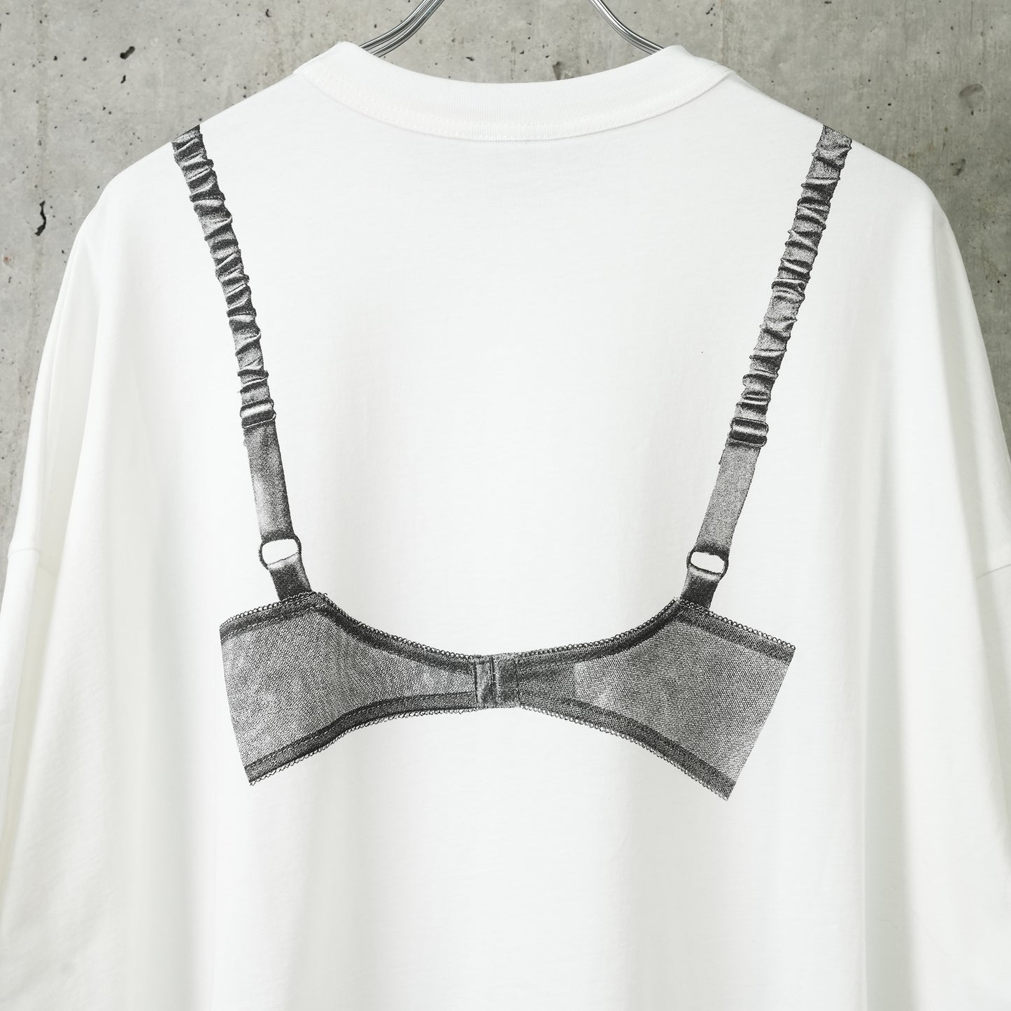 WOMEN LINGERIE TROMPE L'OEIL TALL TEE WOVEN / OFF WHITE