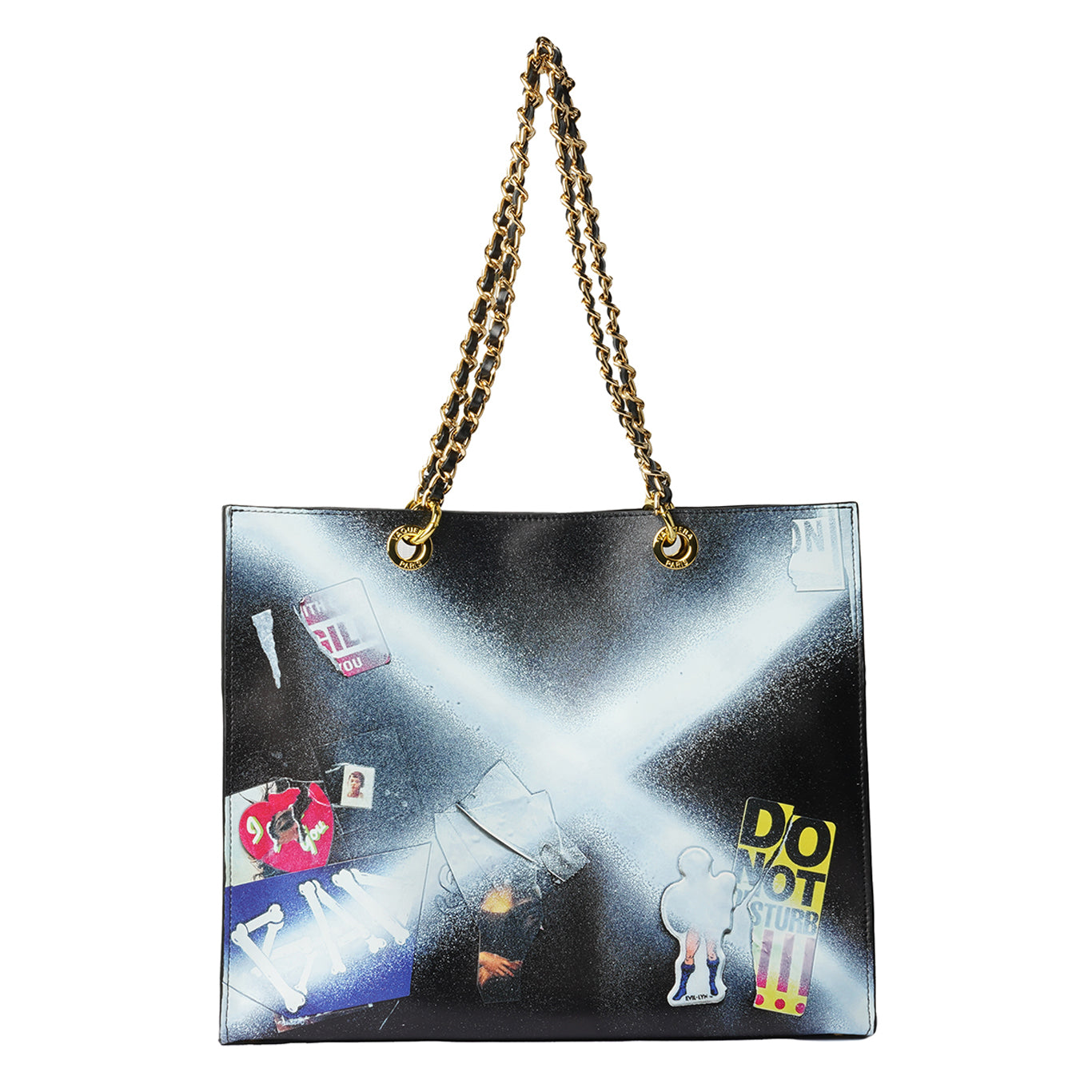 WOMEN TROMPE LOEIL TOTE LEATHER / BLACK