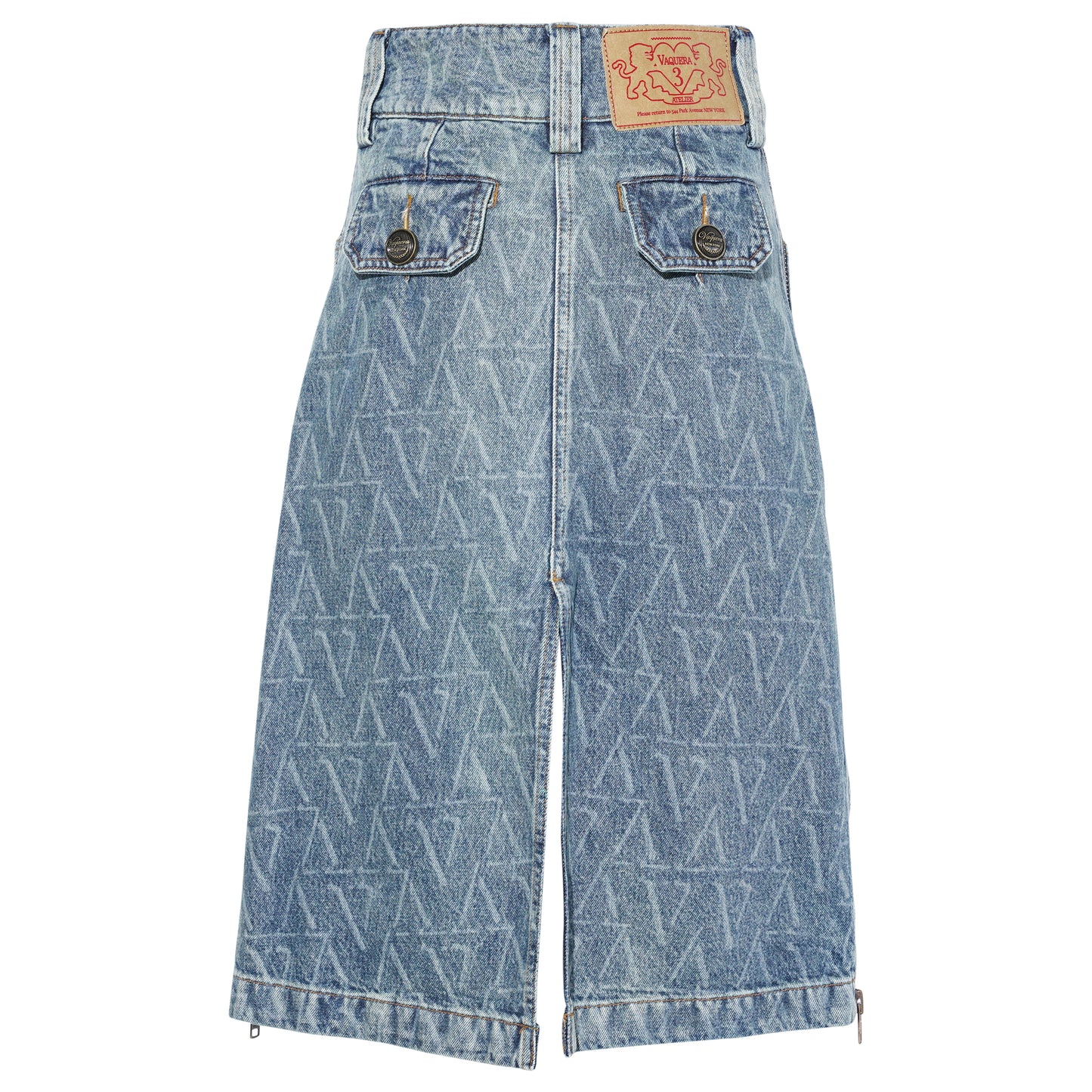 WOMEN DENIM SKIRT WOVEN / BLUE