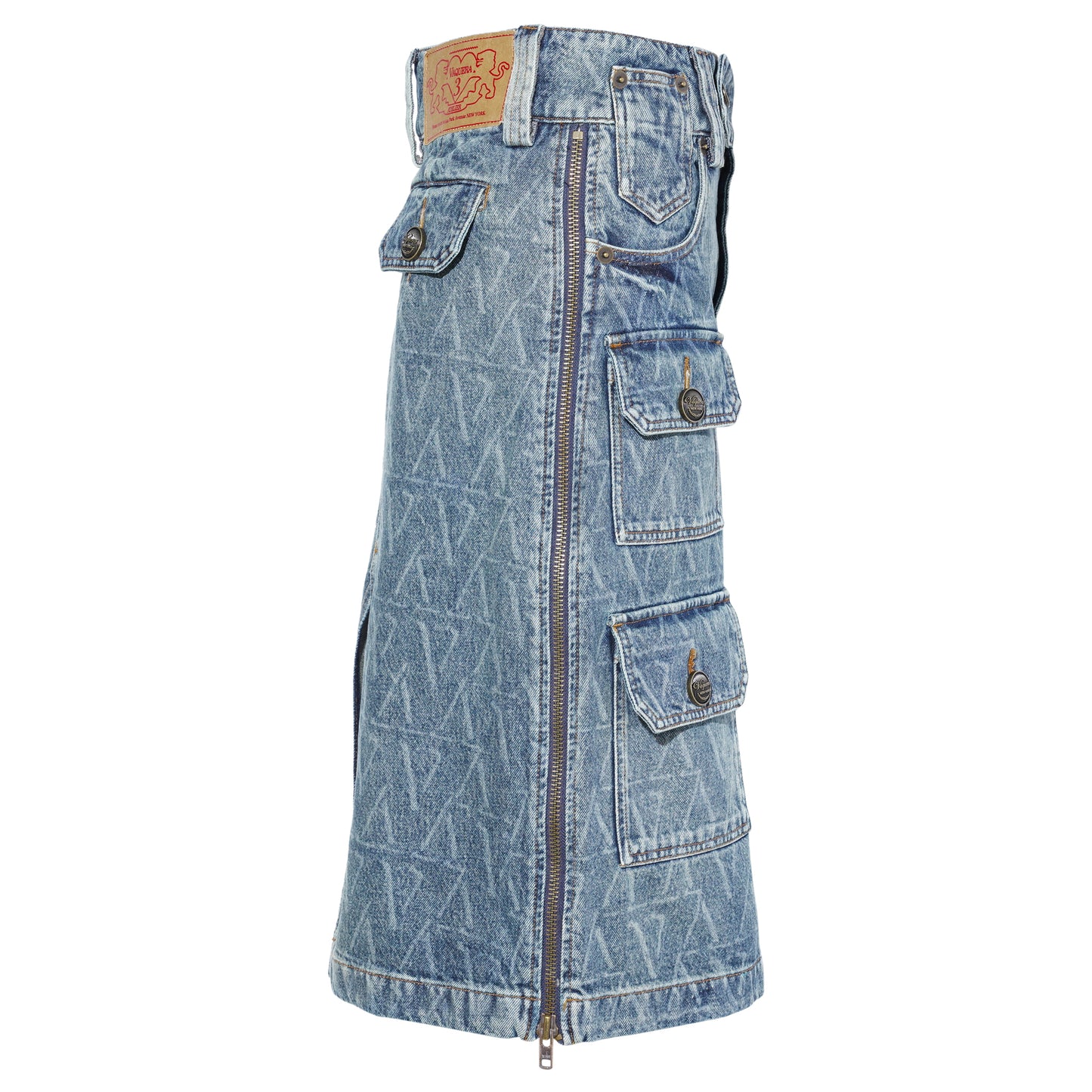 WOMEN DENIM SKIRT WOVEN / BLUE