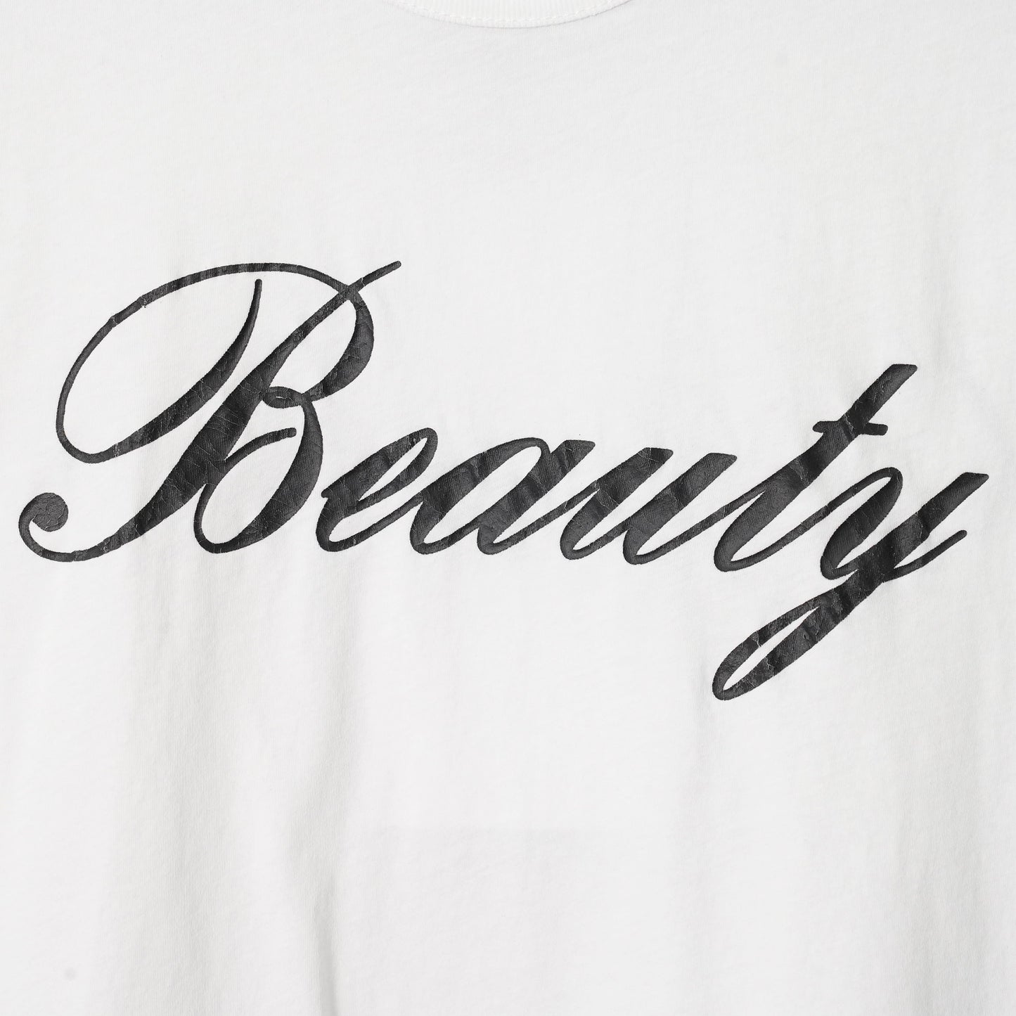 WOMEN BEAUTY TSHIRT KNIT / BLANC DE BLANC