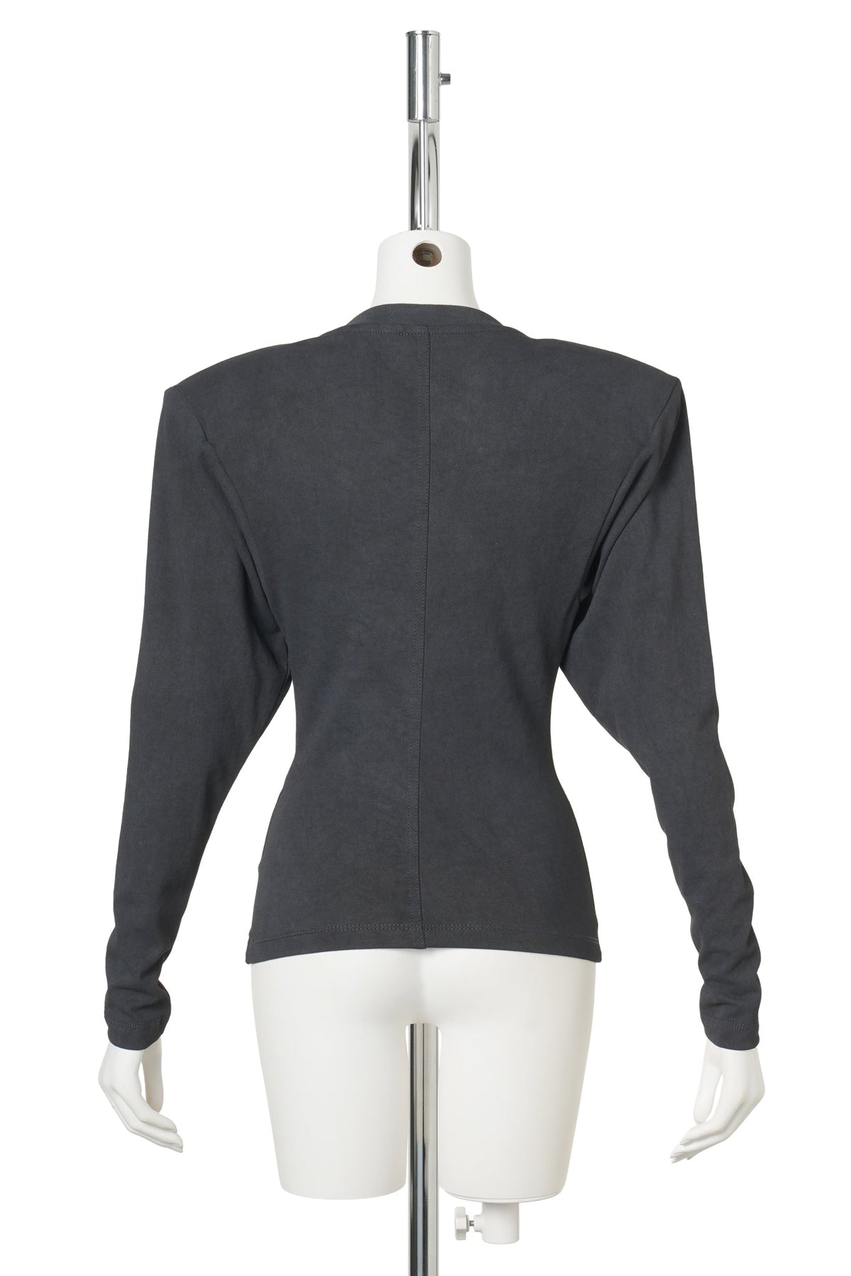 WOMEN ZIPPER TOP / GREY