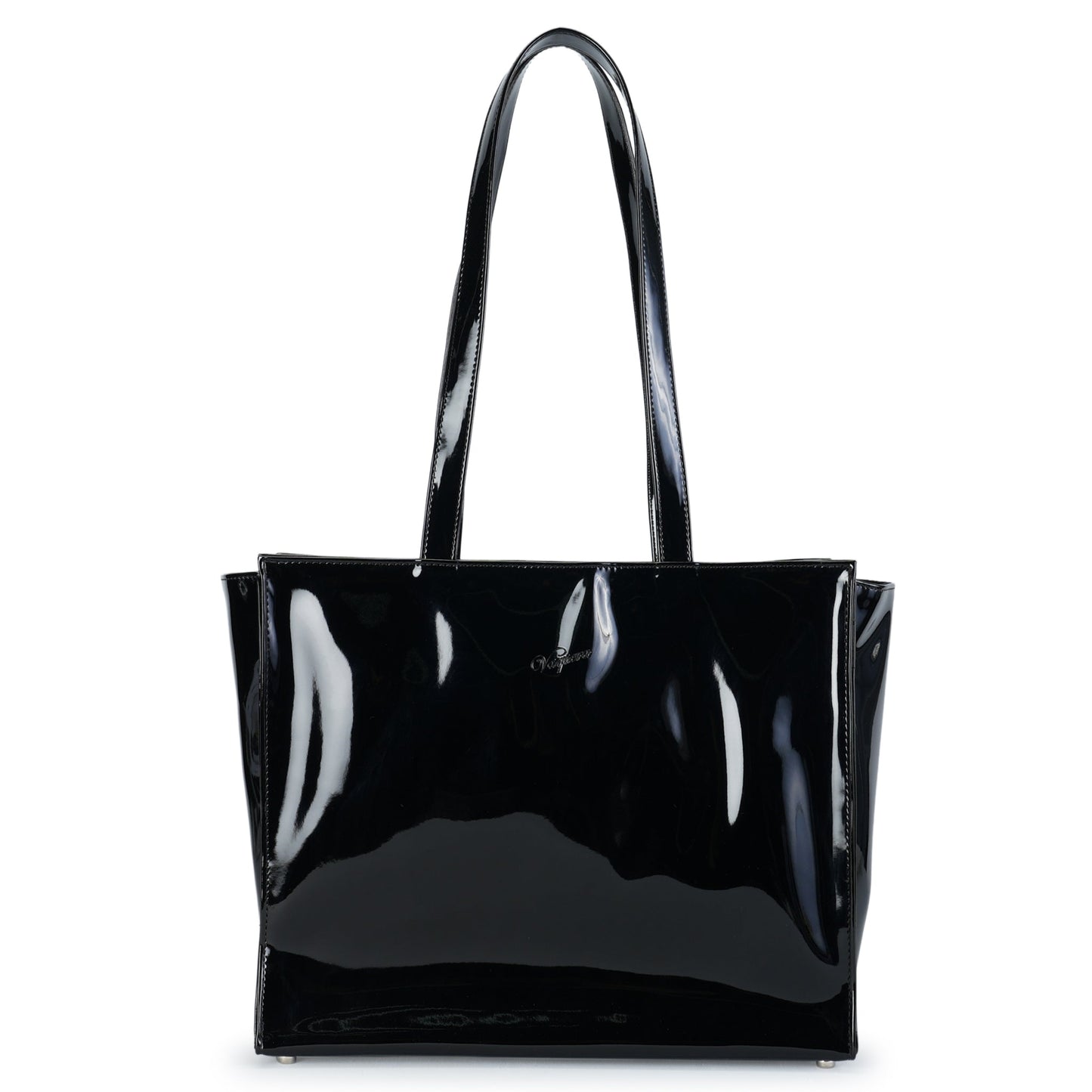 WOMEN TROMPE L'OEIL TOTE BAG WOVEN / BLACK