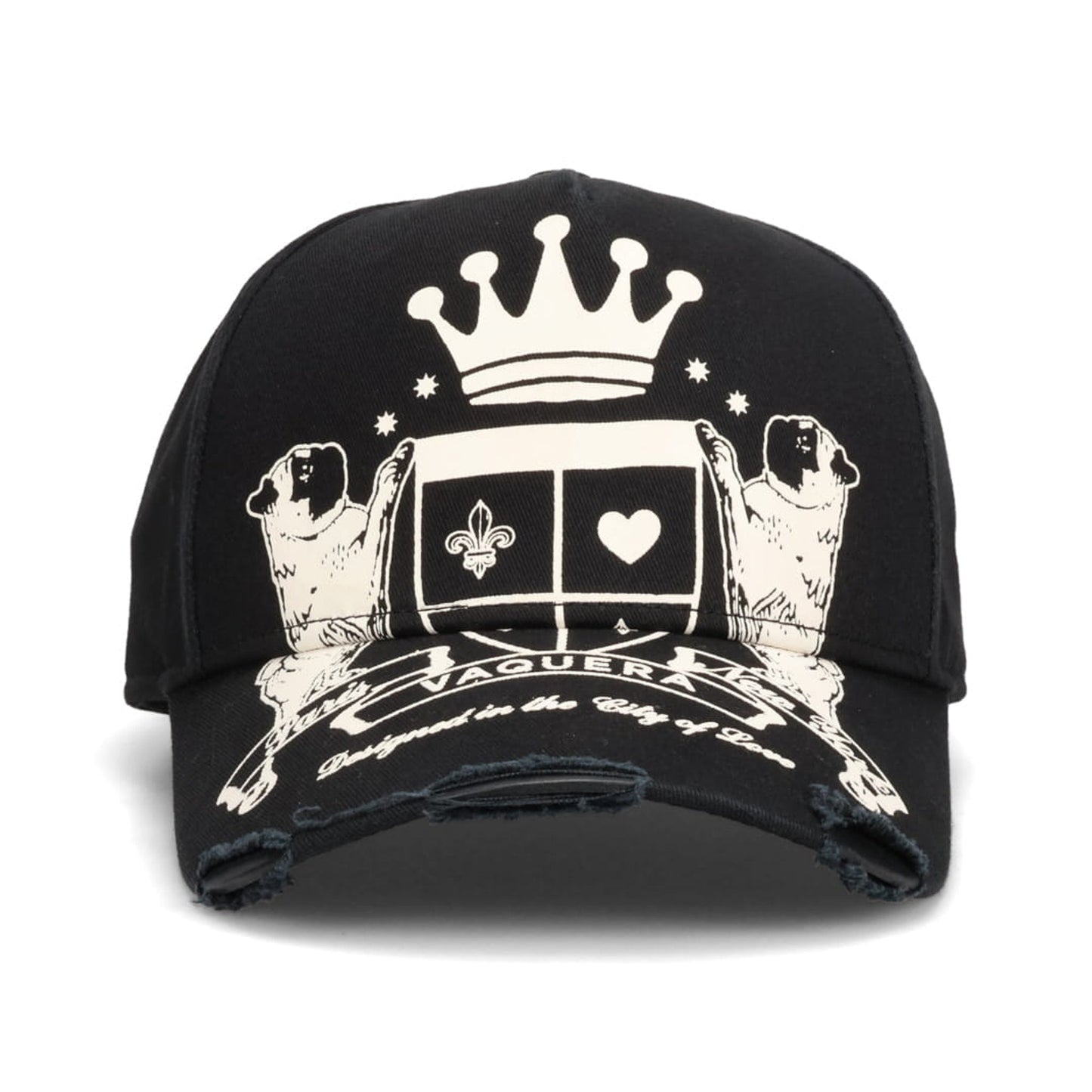WOMEN CROWN BASEBALL HAT / BLACK