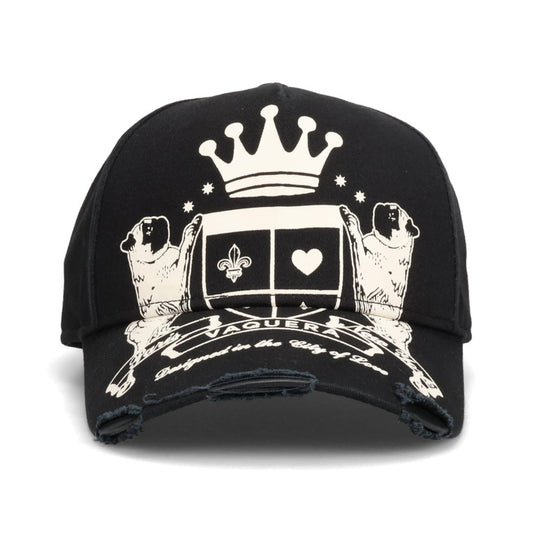 WOMEN CROWN BASEBALL HAT / BLACK