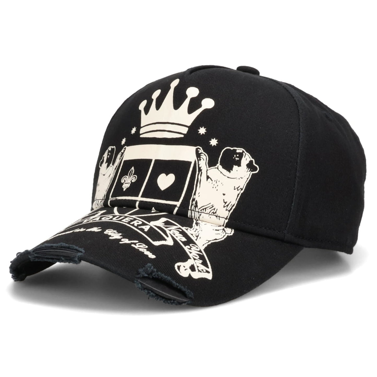 WOMEN CROWN BASEBALL HAT / BLACK