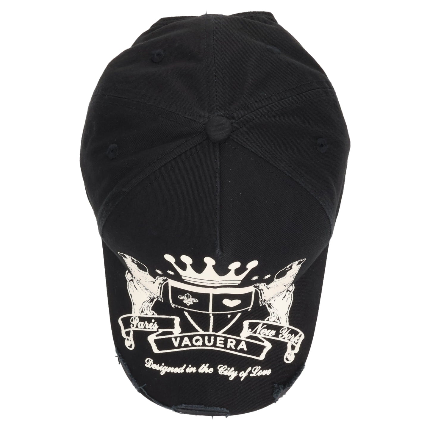 WOMEN CROWN BASEBALL HAT / BLACK