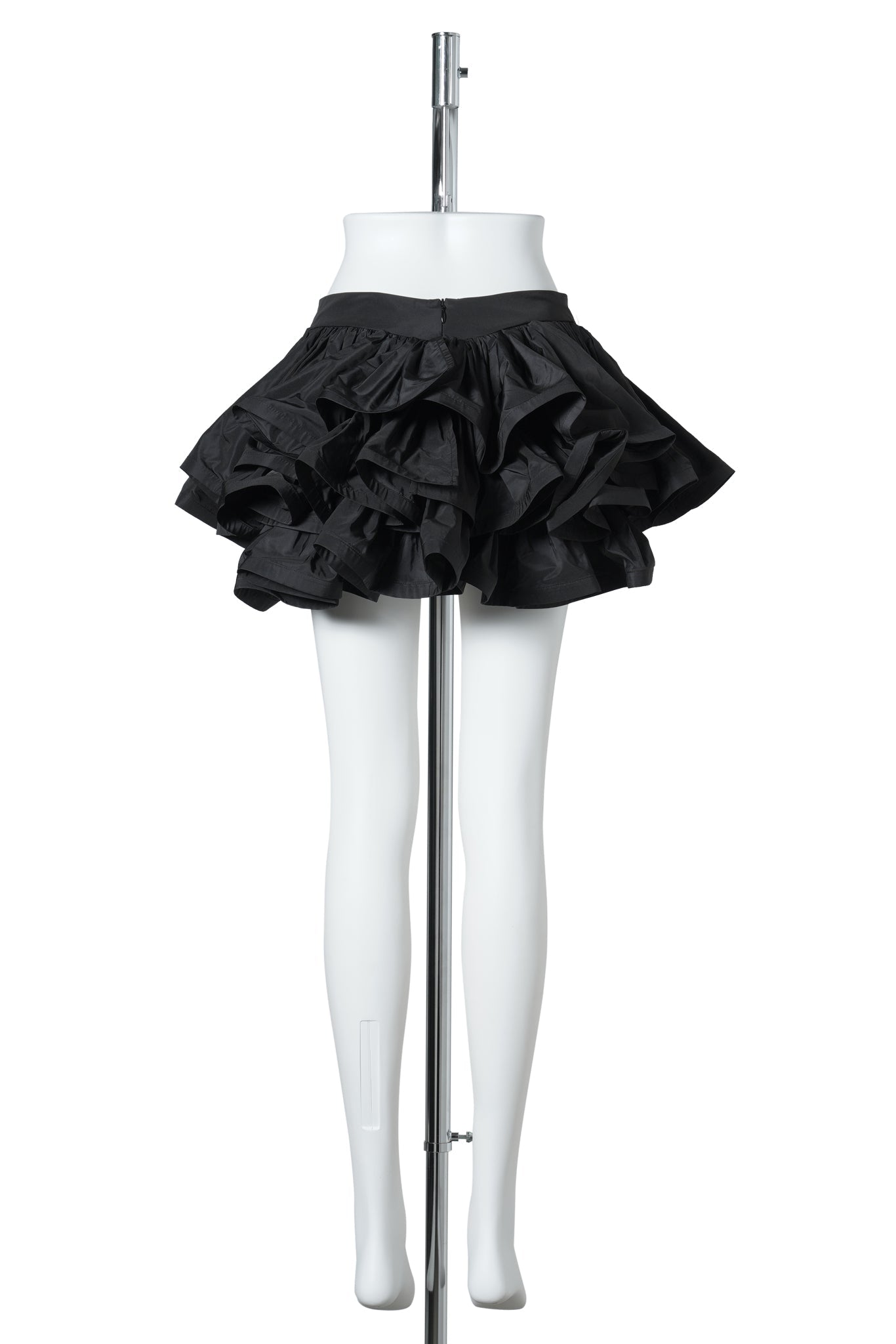 WOMEN BUSTLE SKIRT / BLACK