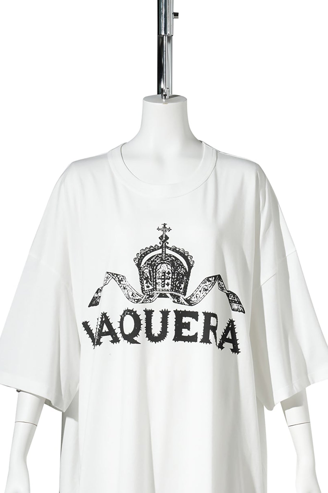 WOMEN SLIP TALL TEE KNIT / WHITE