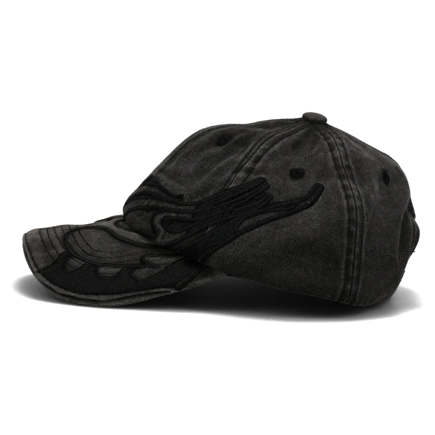 BLACKOUT FLAME LOGO CAP / BLACKOUT