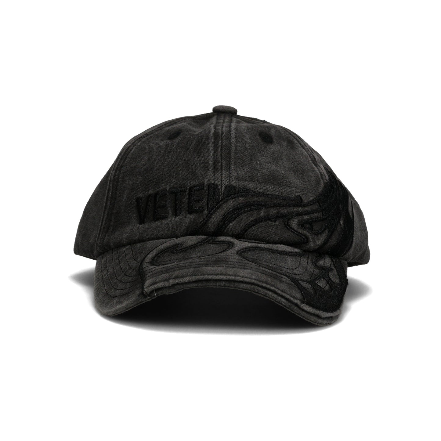 BLACKOUT FLAME LOGO CAP / BLACKOUT