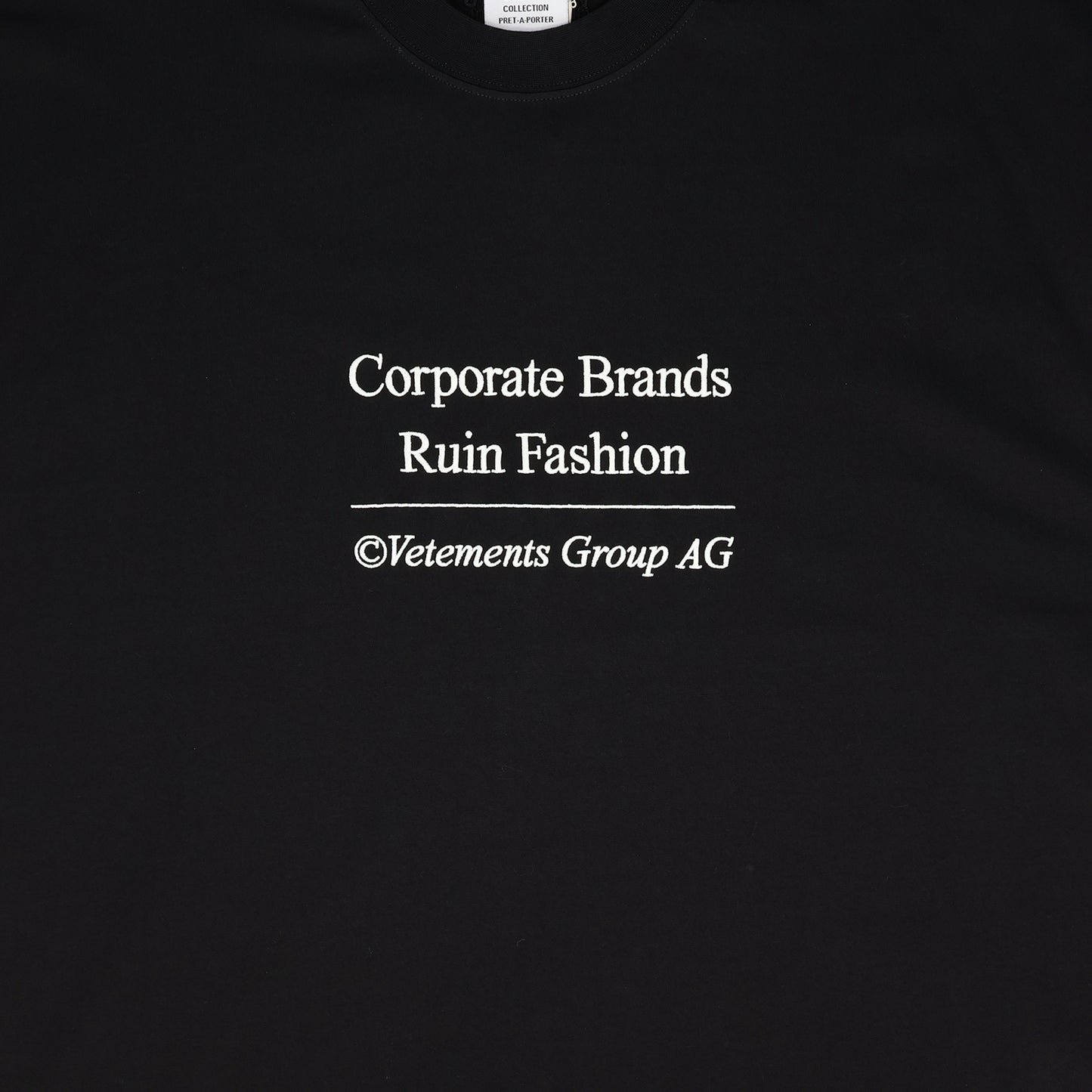 CORPORATE BRANDS T-SHIRT / BLACK