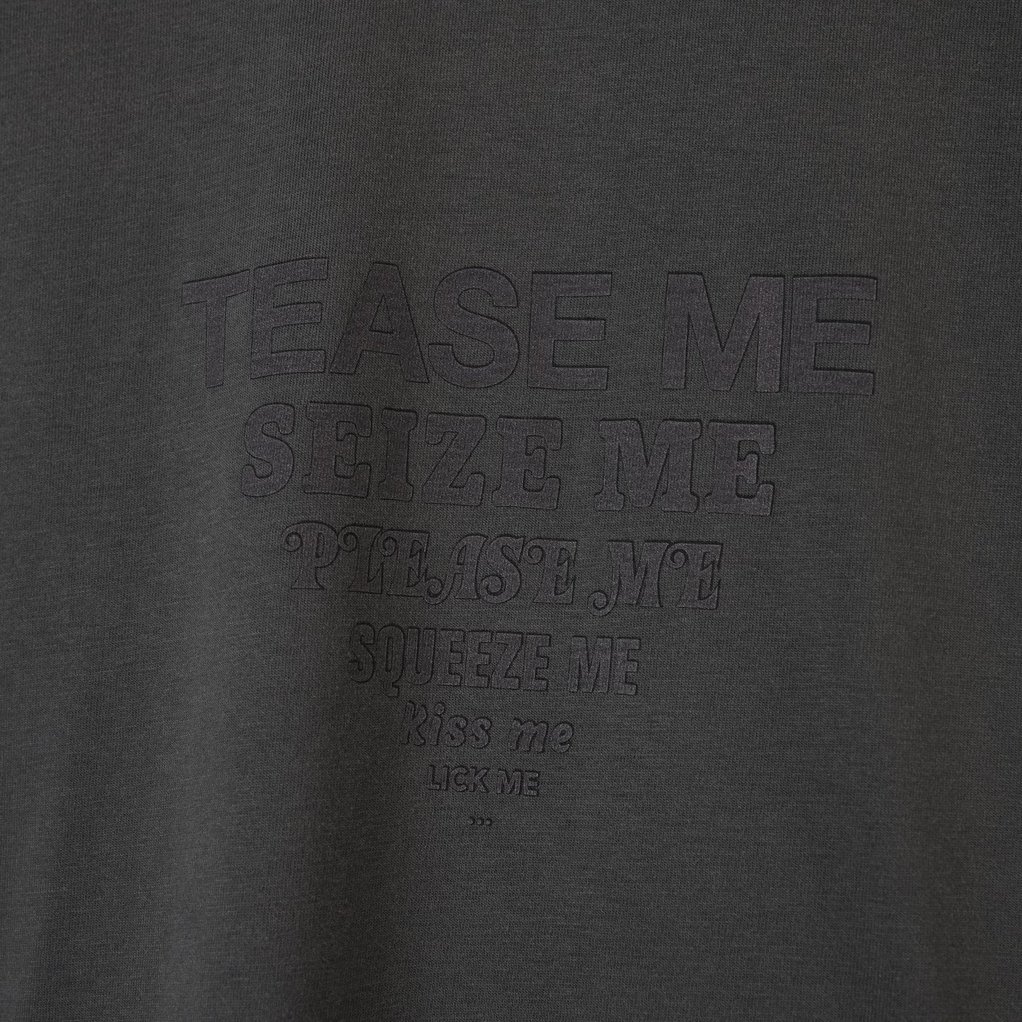 TEASE ME T-SHIRT / WASHED