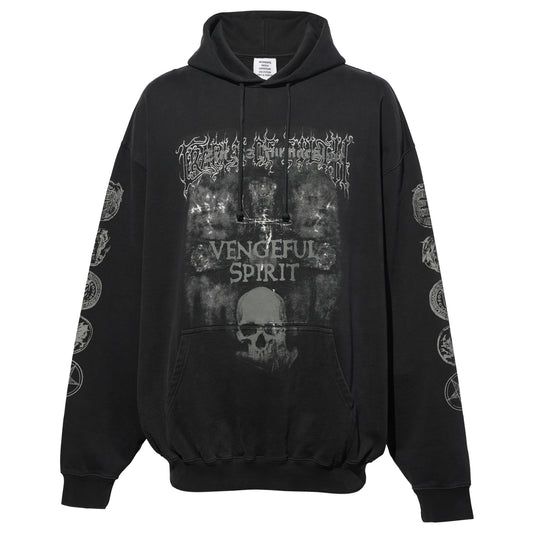 COF VENGEFUL SPIRIT OVERSIZED HOODIE / WASHED BLACK