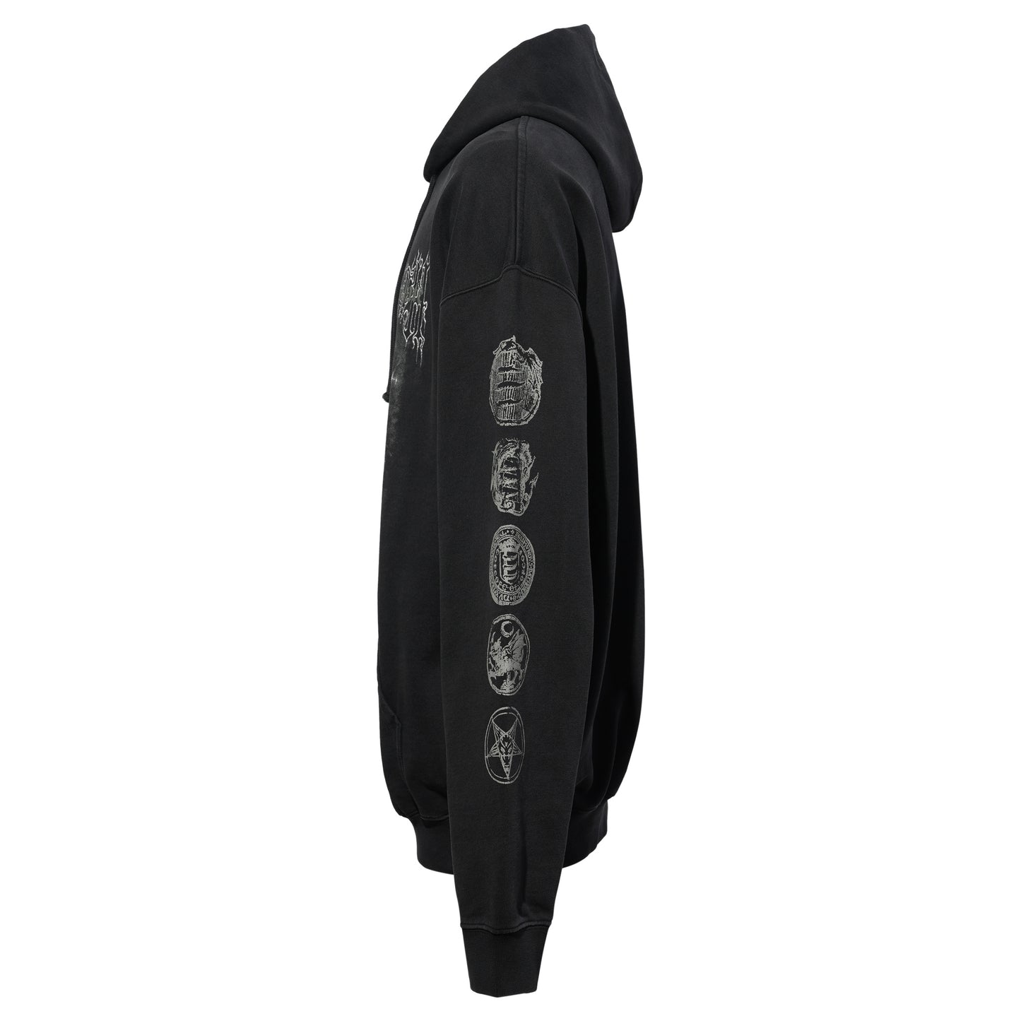 COF VENGEFUL SPIRIT OVERSIZED HOODIE / WASHED BLACK