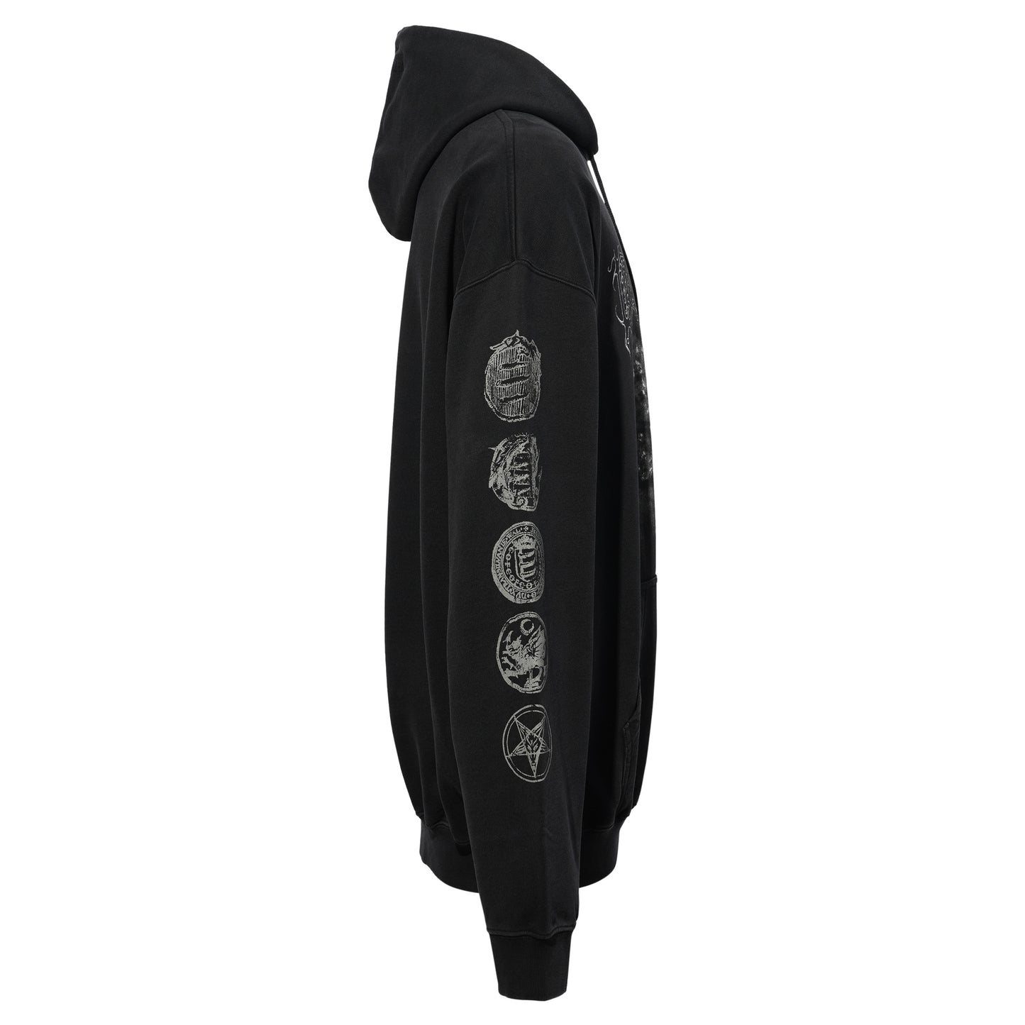 COF VENGEFUL SPIRIT OVERSIZED HOODIE / WASHED BLACK