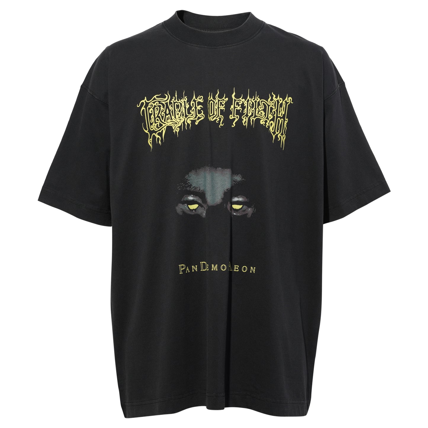 COF PANDAEMONAEON OVERSIZED T-SHIRT / WASHED BLACK