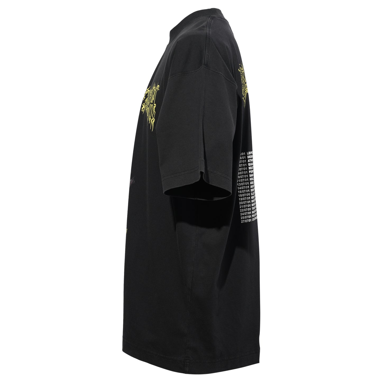 COF PANDAEMONAEON OVERSIZED T-SHIRT / WASHED BLACK