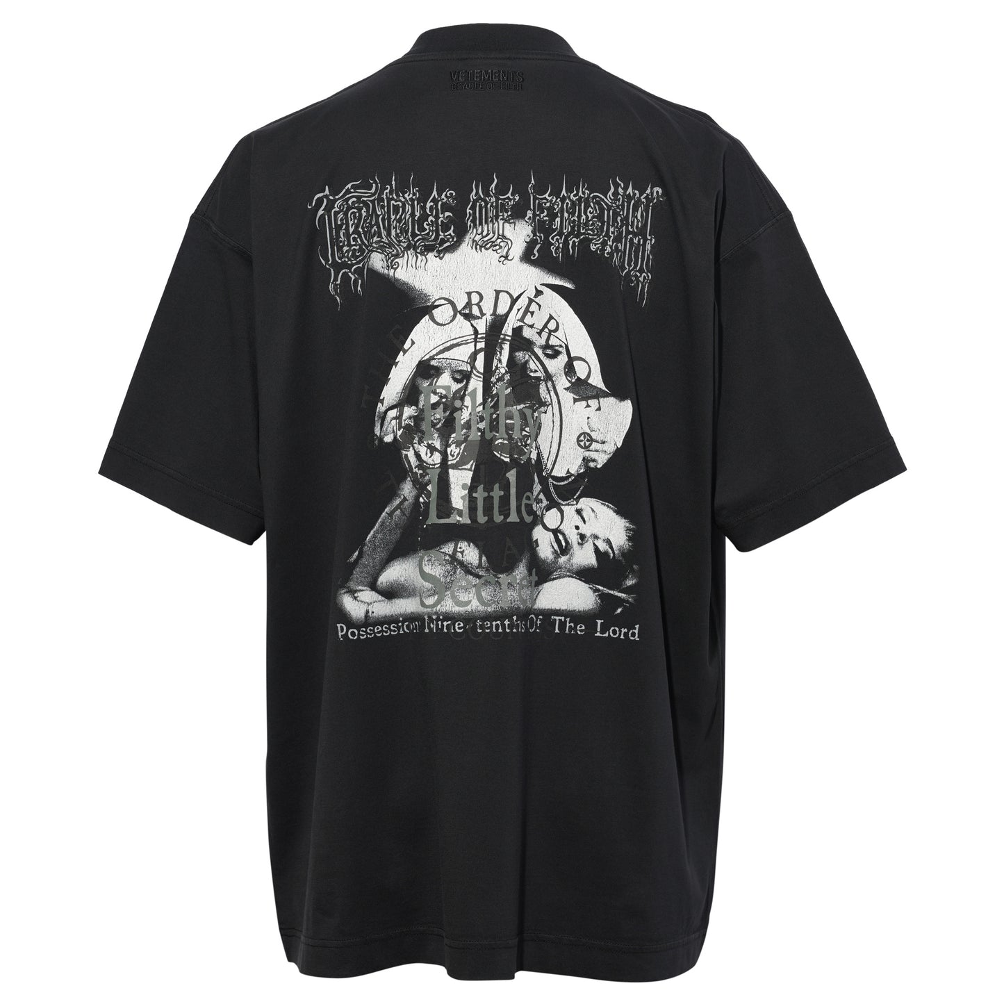 COF FILTHY SECRET OVERSIZED T-SHIRT / WASHED BLACK