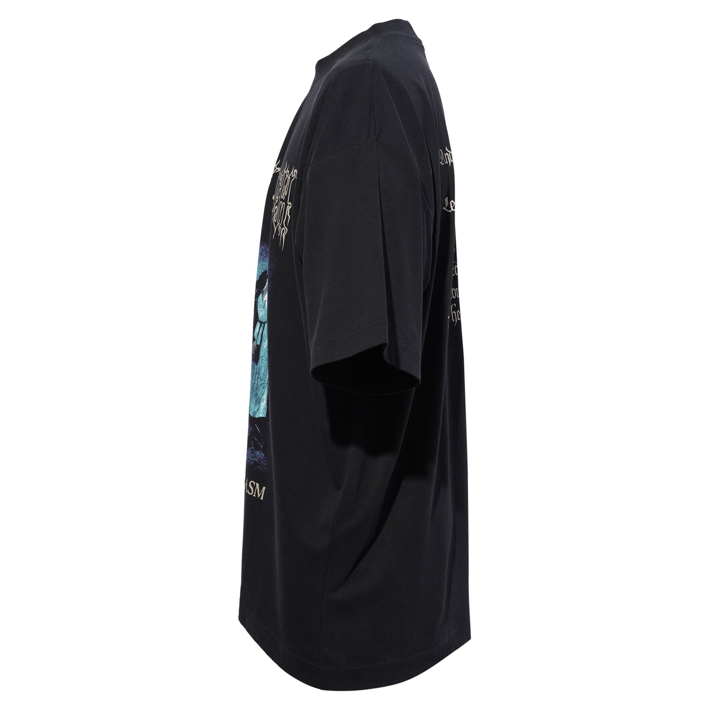 COF CUT-UP OVERSIZED T-SHIRT / GREEN/BLUE