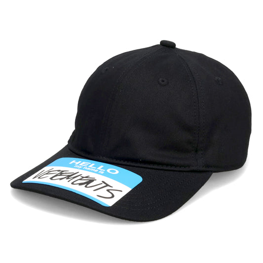 MY NAME STICKER CAP / BLACK