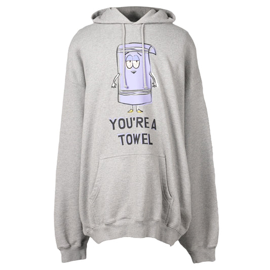 YOU'RE A TOWEL OVERSIZED HOODIE / GREY