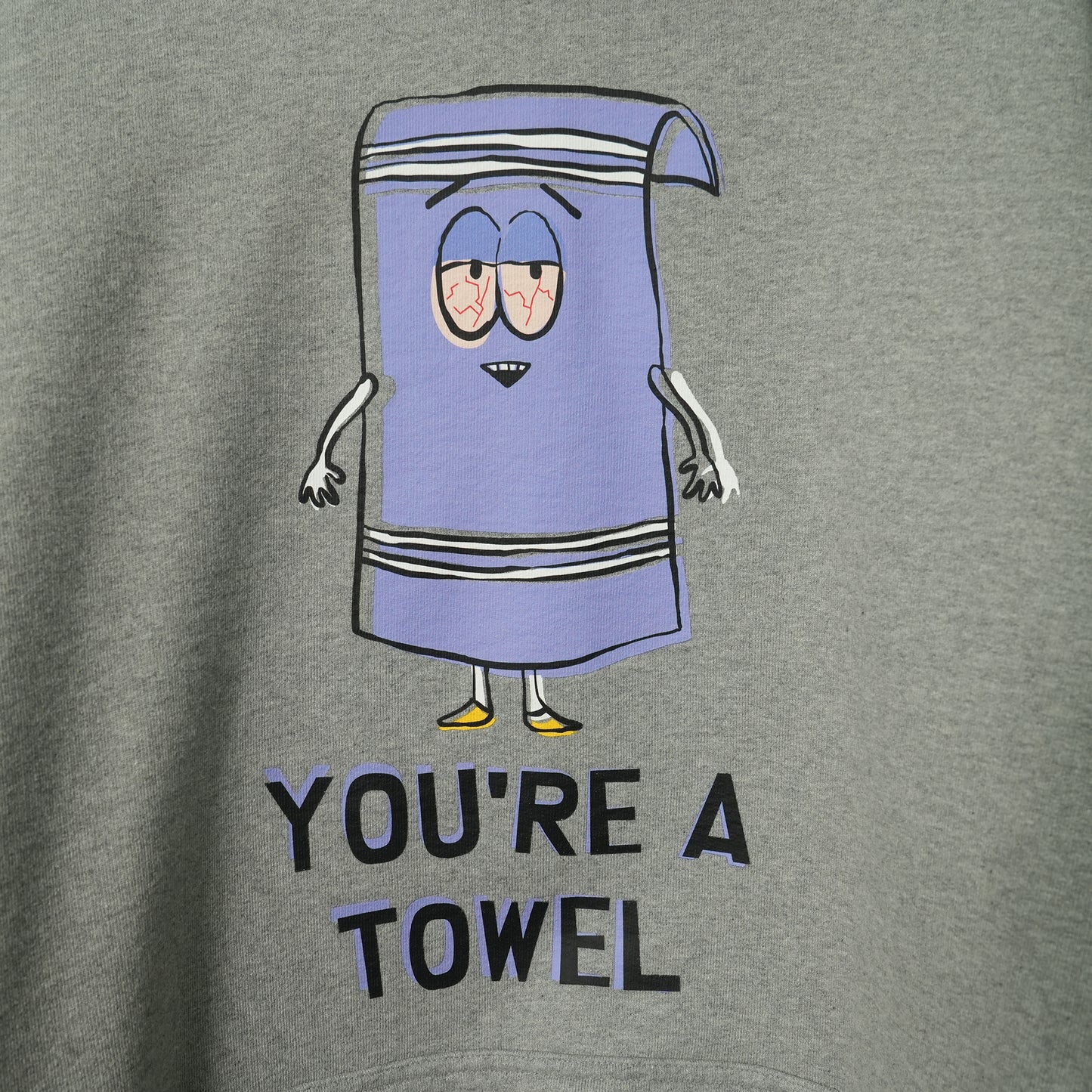 YOU'RE A TOWEL OVERSIZED HOODIE / GREY