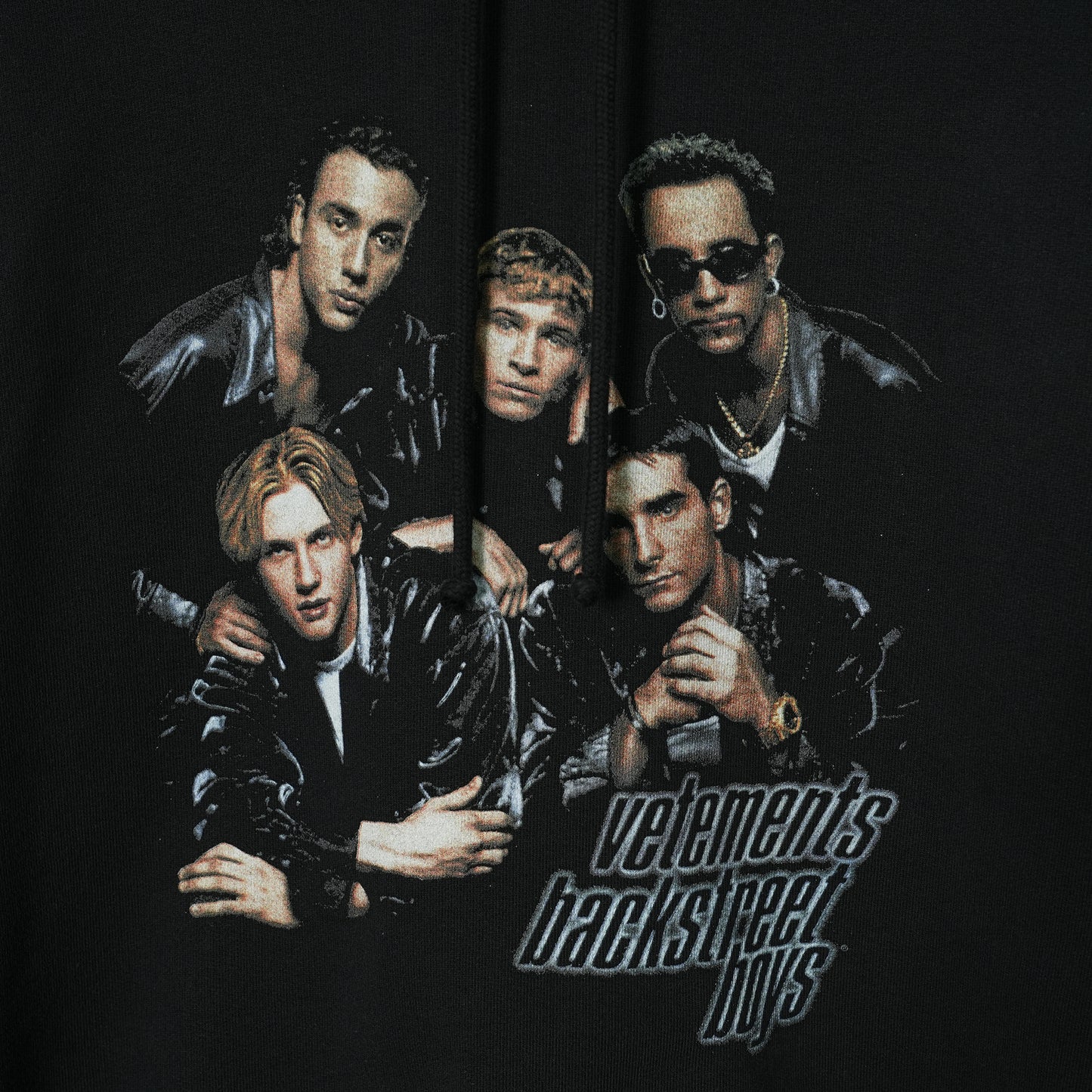 BACKSTREETBOYS OVERSIZED HOODIE / BLACK