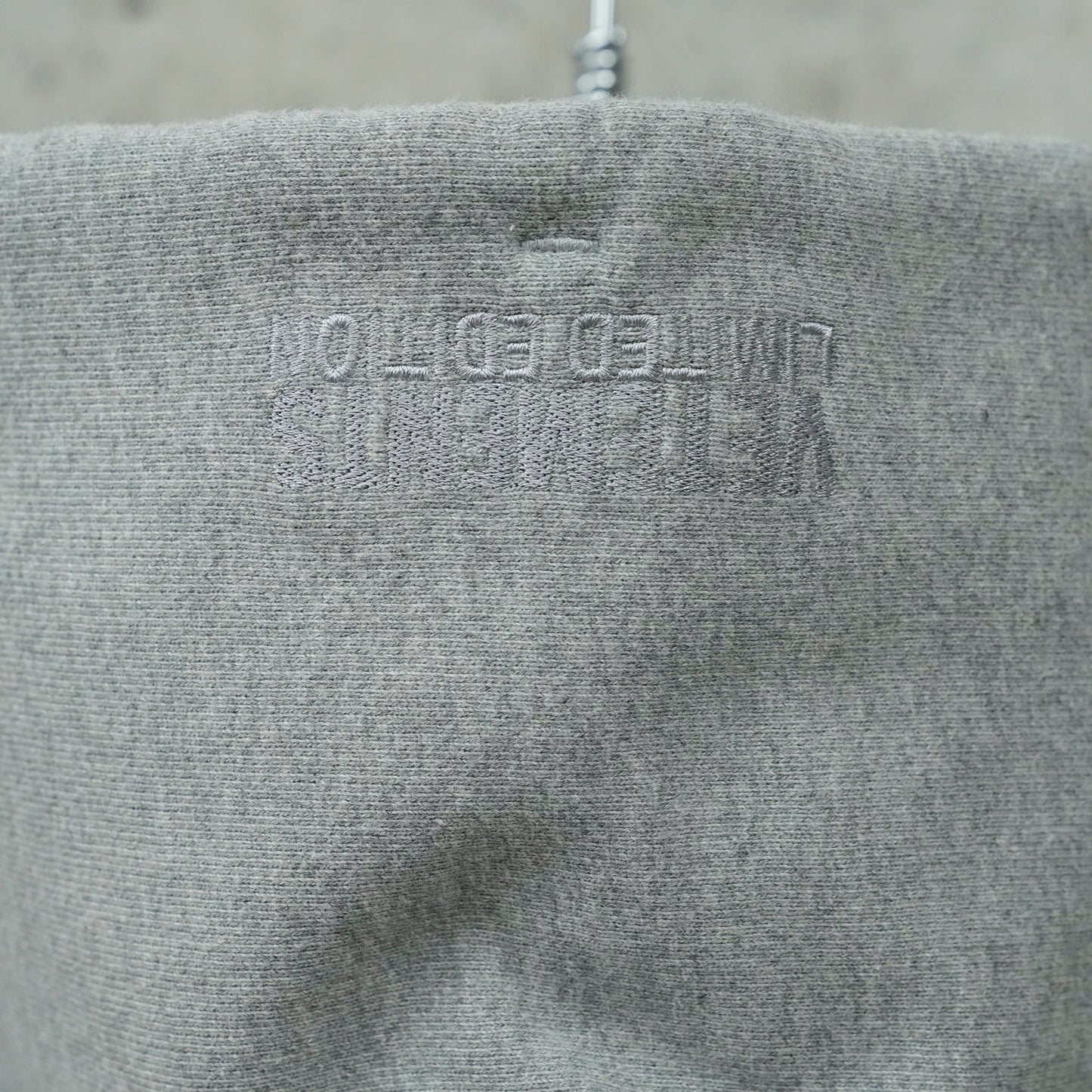 GOTH OVERSIZED HOODIE / GREY MELANGE