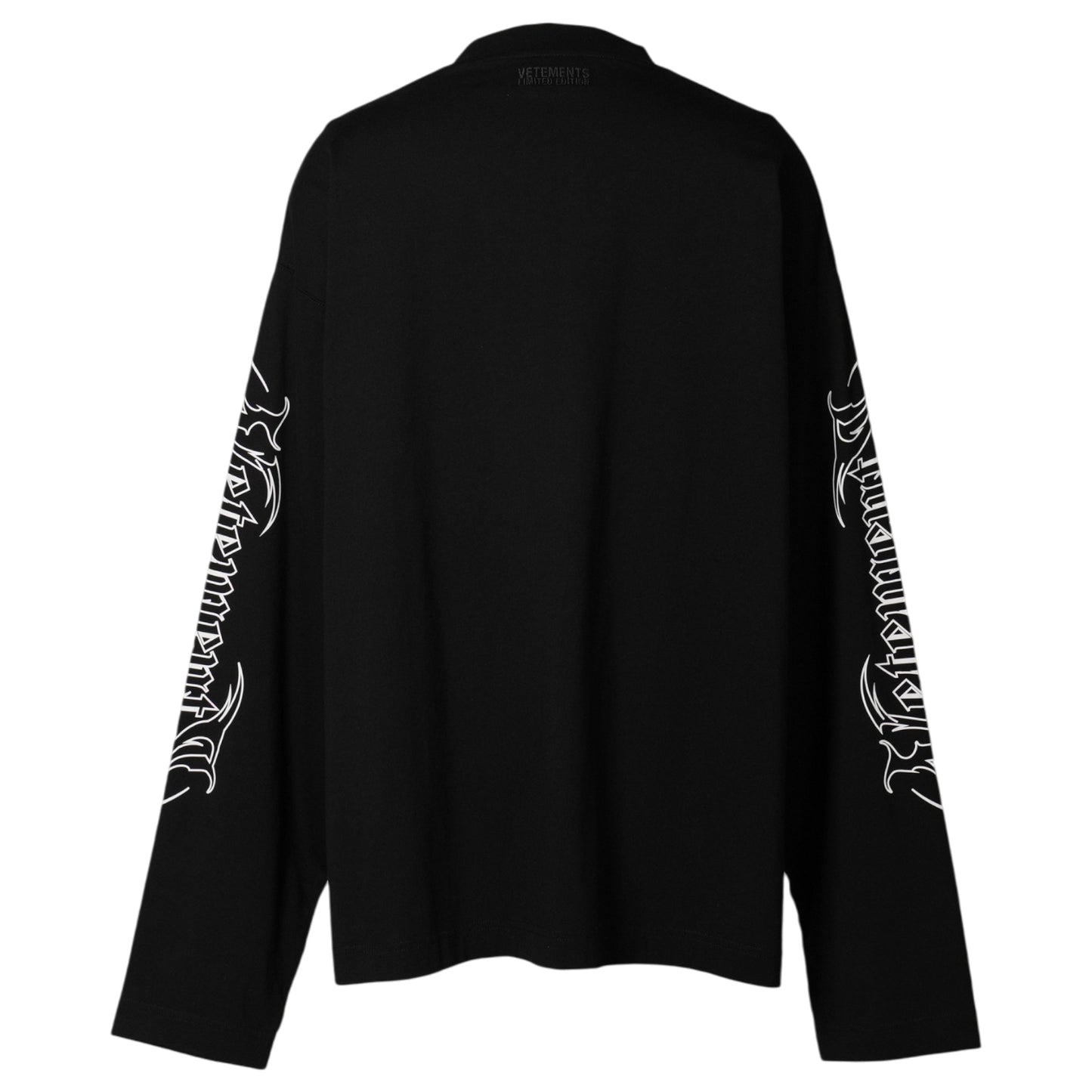 METAL PRINTED LONGSLEEVE / BLACK