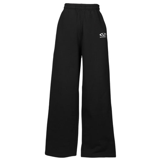 OVAL LOGO SWEATPANTS / BLACK/WHITE