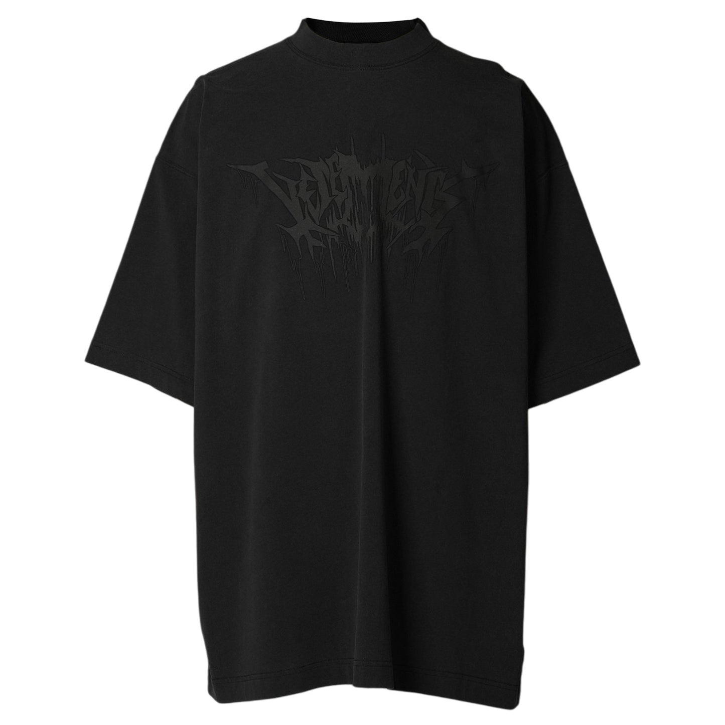 DRIP METAL OVERSIZED T-SHIRT / BLACK