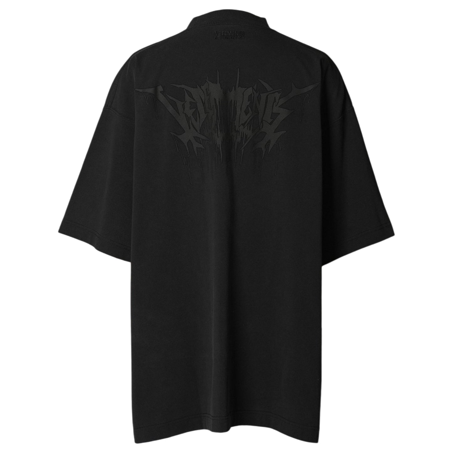 DRIP METAL OVERSIZED T-SHIRT / BLACK